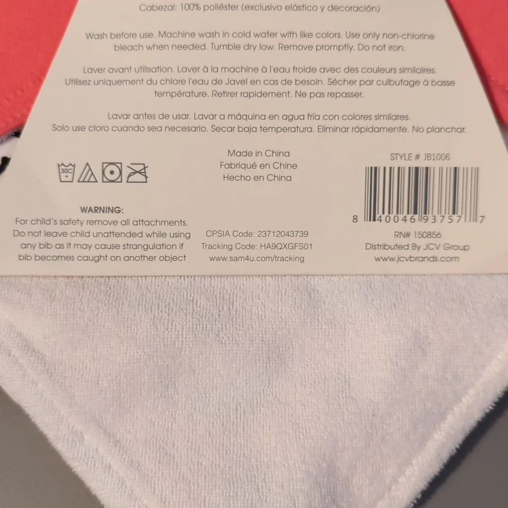 Baby Elements 5 piece Bandana Bib  and 3D Sock Set Cats Hearts Pink - Picture 6 of 7